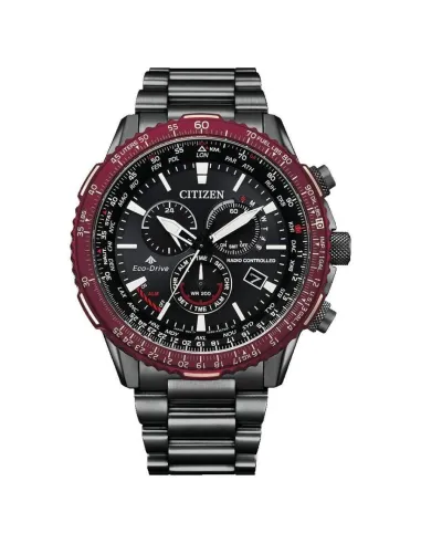 Reloj radiocontrol aviador hombre Citizen Eco-drive Pilot  CB5009-55E 45.9mm Cristal de Zafiro 200m