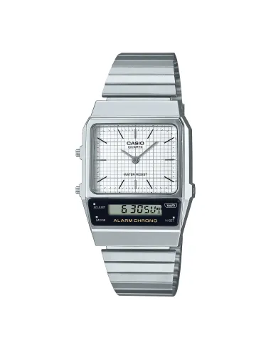 reloj unisex Casio AQ-800E-7A Edgy Vintage Retro ana-digi alarma