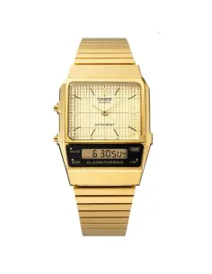 reloj unisex Casio AQ-800EG-9A Edgy Vintage Retro Ana-Digi alarma