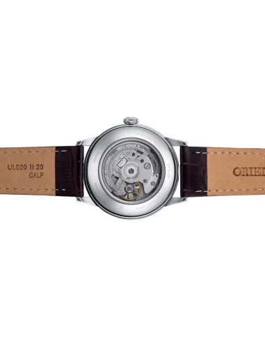 Orient Bambino  RA-AC0M04Y 38mm  automatic men’s watch leather band