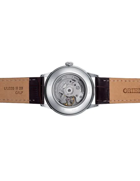 Orient Bambino  RA-AC0M04Y 38mm  automatic men’s watch leather band