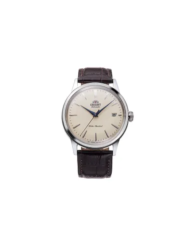 Orient Bambino  RA-AC0M04Y 38mm  automatic men’s watch leather band
