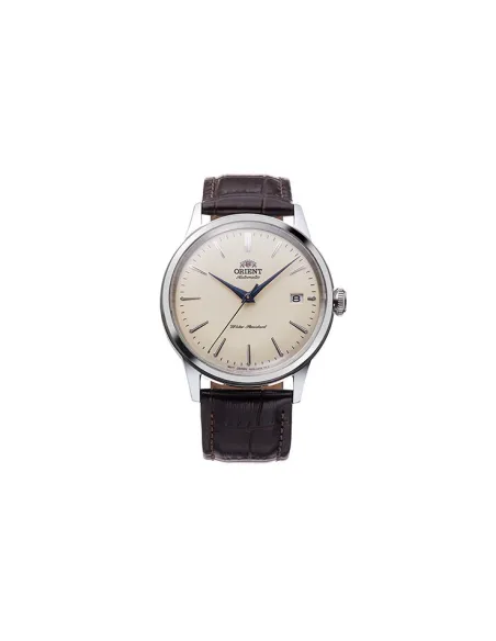Orient Bambino  RA-AC0M04Y 38mm  automatic men’s watch leather band