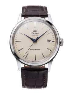 Orient Bambino  RA-AC0M04Y 38mm  automatic men’s watch leather band