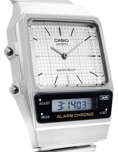 reloj unisex Casio AQ-800E-7A Edgy Vintage Retro ana-digi alarma