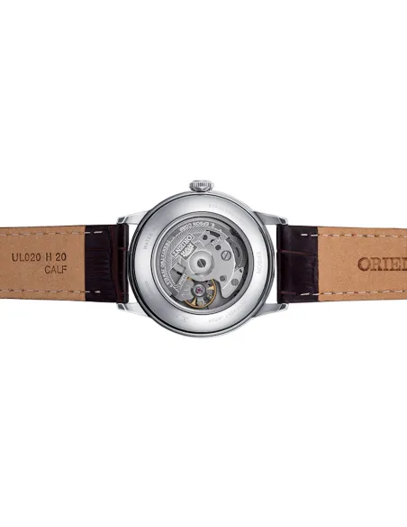 Orient Bambino  RA-AC0M04Y 38mm  automatic men’s watch leather band