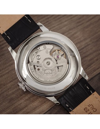 Orient Bambino RA-AC0M02B 38mm automatic men’s watch leather band
