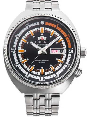 Orient Neo Classic Sports RA-AA0E05B 43.5mm 200m WR automatic men’s watch stainless steel bracelet