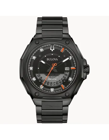 Bulova Precisionist 98D183 Marc Anthony Series X 48.5mm Cristal de zafiro curvo