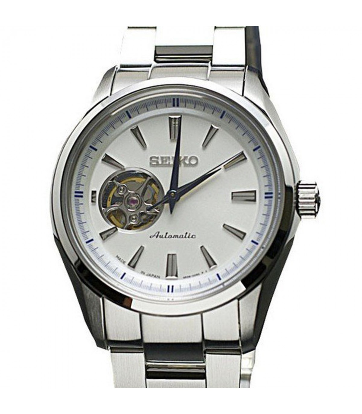 Defectuoso oro para jugar Seiko Presage SARY051 JDM 41mm sapphire crystal 100m WR automatic men's  watch stainless steel bracelet white dial