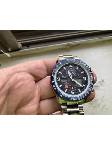 Reloj hombre Radiocontrol Citizen Promaster Skyhawk SnowBirds A-T Eco-Drive JY8071-51L  46mm Alarma