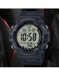 Reloj deportivo hombre Casio AE-1500WHX-1A 100m WR 10 años batería Hora Mundial cronómetro alarma 2