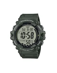 Reloj deportivo hombre Casio AE-1500WHX-3A 100m WR 10 años batería Hora Mundial cronómetro alarma 2