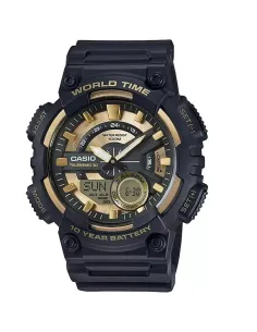 Reloj deportivo hombre Casio AEQ-110BW-9A 100m WR 10 años batería Hora Mundial