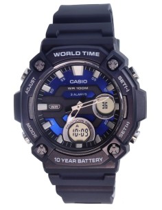 reloj deportivo hombre Casio AEQ-120W-2A 100m WR 10 años batería Hora Mundial