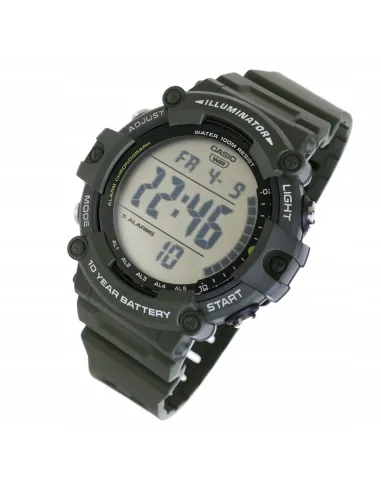 Reloj deportivo hombre Casio AE-1500WHX-3A 100m WR 10 años batería Hora Mundial cronómetro alarma