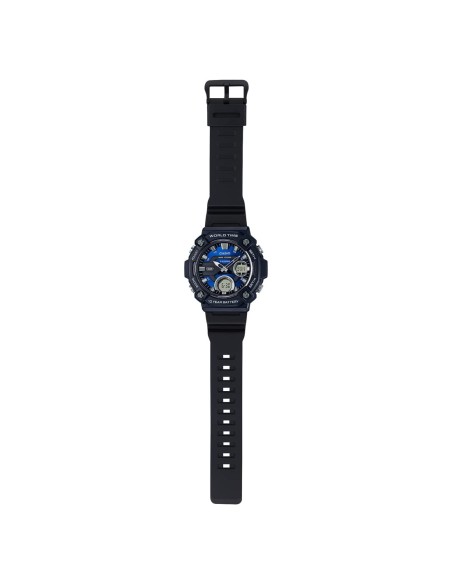 reloj deportivo hombre Casio AEQ-120W-2A 100m WR 10 años batería Hora Mundial