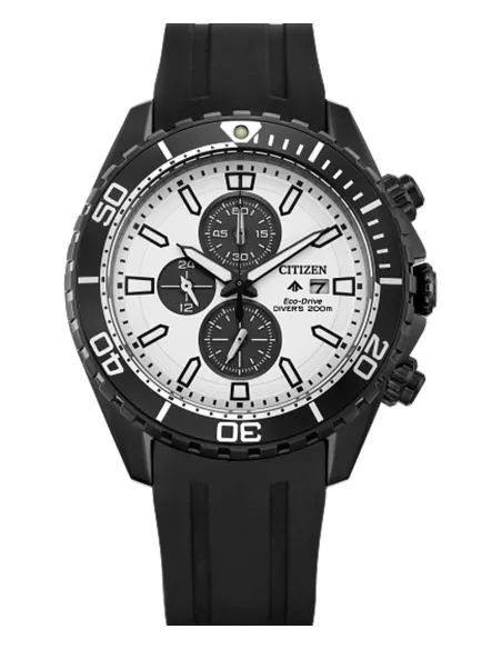 reloj de buceo hombre Citizen Promaster Dive ST CA0825-05A 44mm 200m WR correa de goma