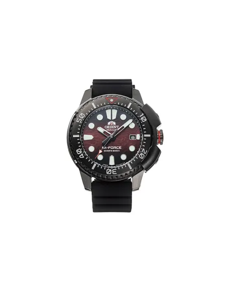 Reloj automático hombre Orient M-Force  RA-AC0L09R Edición Limitada 45mm cristal de zafiro 200m WR correa de silicona