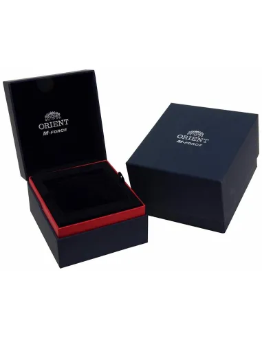 reloj automático hombre Orient M-FORCE RA-AC0L08Y 45mm cristal de zafiro 200m WR correa de acero