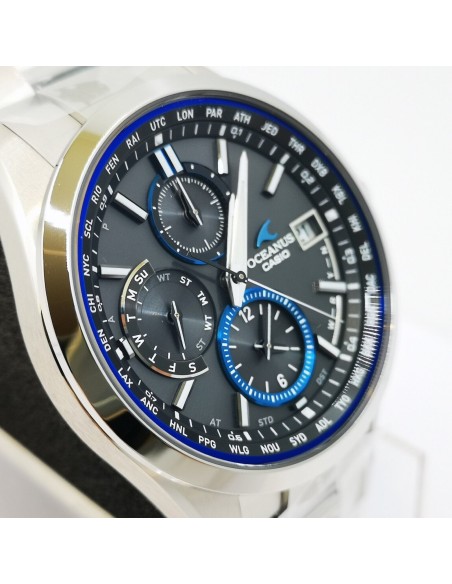 Reloj hombre Titanio radio-control bluetooth solar Casio Oceanus OCW-T2600-1AJF JDM 42.8mm 100m WR