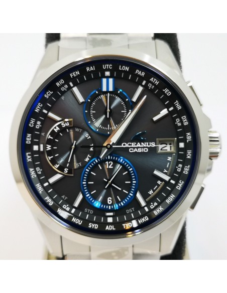 Reloj hombre Titanio radio-control bluetooth solar Casio Oceanus OCW-T2600-1AJF JDM 42.8mm 100m WR