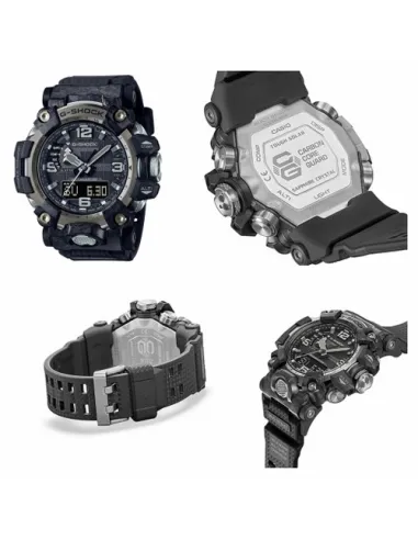 reloj radiocontrol hombre CASIO SOLAR G-SHOCK MUDMASTER GWG-2000-1A5 MULTIBAND 6 Carbon Core Guard  Brújula Altímetro Barómetro