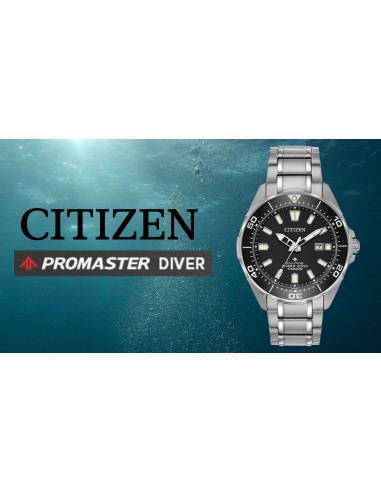 Reloj de buceo hombre Citizen Promaster Super Titanium BN0200-56E dial negro 44mm