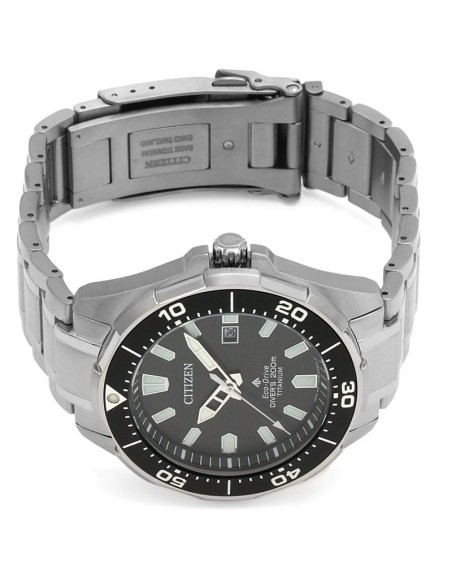 Reloj de buceo hombre Citizen Promaster Super Titanium BN0200-56E dial negro 44mm