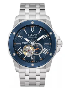 reloj automático buceo  hombre Bulova Marine Star 98A302 45mm 200m WR correa de acero
