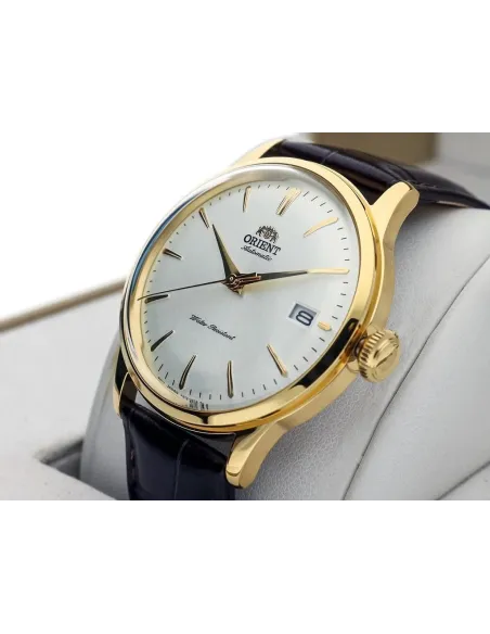 reloj automático hombre Orient Bambino RA-AC0M01S 38mm correa de cuero