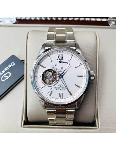 Reloj automático hombre Orient Star RE-AT0003S dial champagne 39.3mm Cristal de Zafiro anti-reflejos