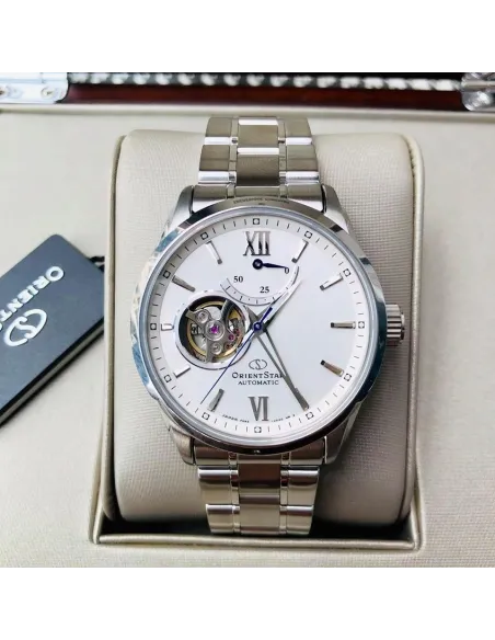 Reloj automático hombre Orient Star RE-AT0003S dial champagne 39.3mm Cristal de Zafiro anti-reflejos