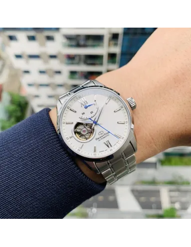 Reloj automático hombre Orient Star RE-AT0003S dial champagne 39.3mm Cristal de Zafiro anti-reflejos