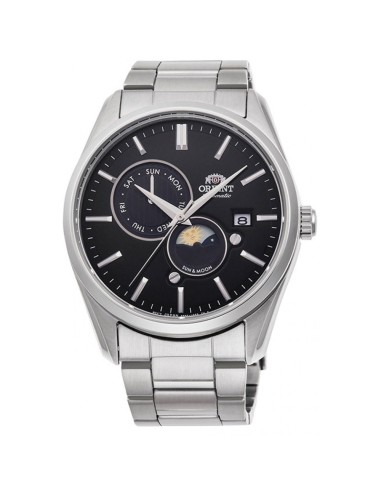 Reloj automático hombre Orient Contemporary RN-AK0302B JDM Sun & Moon 41.5mm cristal de zafiro