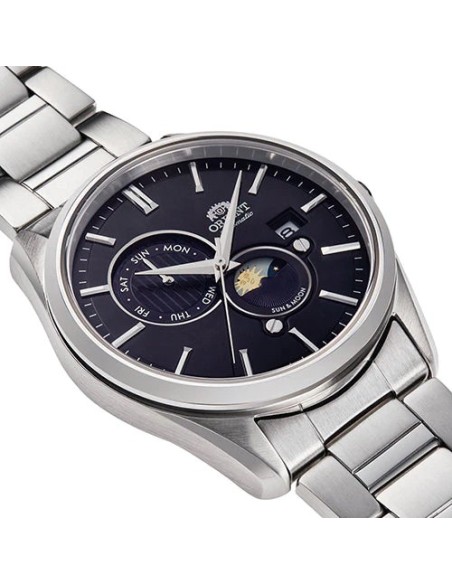 Reloj automático hombre Orient Contemporary RN-AK0302B JDM Sun & Moon 41.5mm cristal de zafiro
