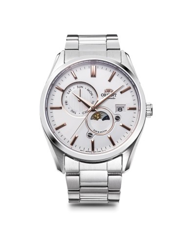 Reloj automático hombre Orient Contemporary RN-AK0301S JDM Sun & Moon 41.5mm cristal de zafiro