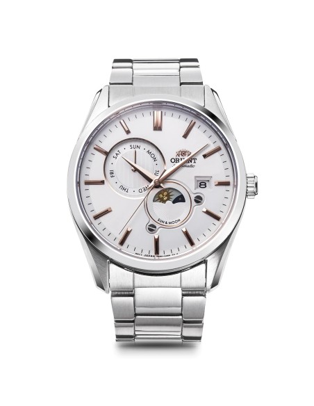 Reloj automático hombre Orient Contemporary RN-AK0301S JDM Sun & Moon 41.5mm cristal de zafiro