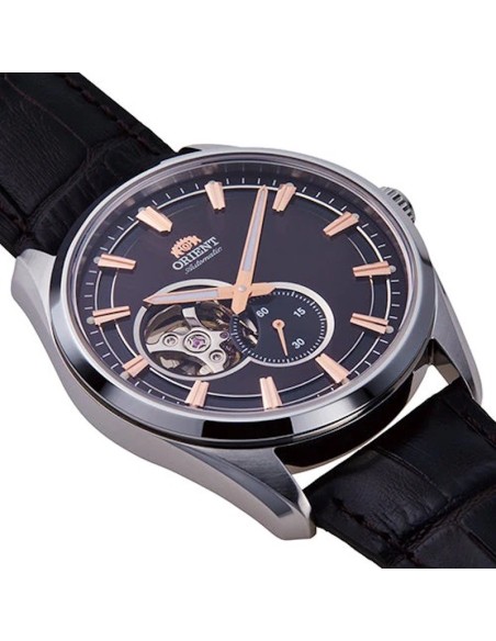 reloj automático hombre Orient Contemporary  RN-AR0004Y JDM Semi-skeleton 40.8MM cristal de zafiro
