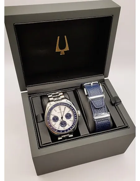 reloj cronógrafo hombre Bulova Apollo Lunar Pilot 98K112 43.5mm 50m WR Edición Especial