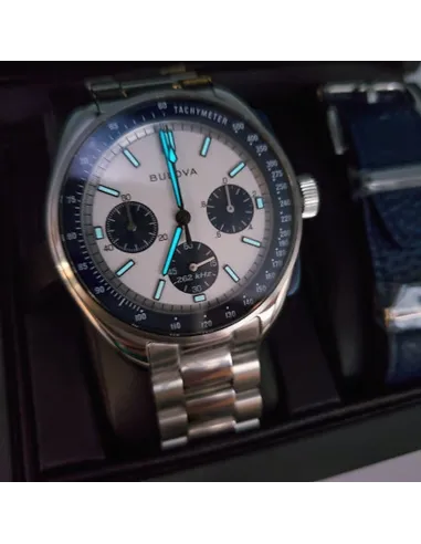 reloj cronógrafo hombre Bulova Apollo Lunar Pilot 98K112 43.5mm 50m WR Edición Especial