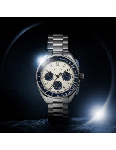 reloj cronógrafo hombre Bulova Apollo Lunar Pilot 98K112 43.5mm 50m WR Edición Especial