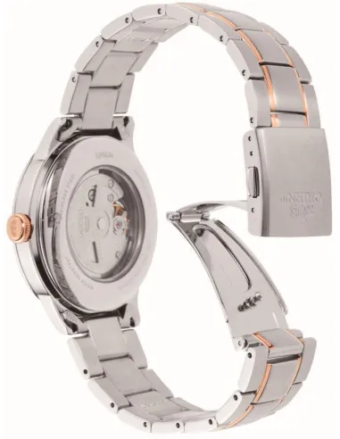 reloj automático hombre Orient Sun Moon RA-AS0101S Semi-Skeleton 42mm cristal de zafiro