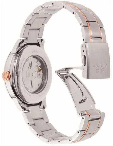 reloj automático hombre Orient Sun Moon RA-AS0101S Semi-Skeleton 42mm cristal de zafiro