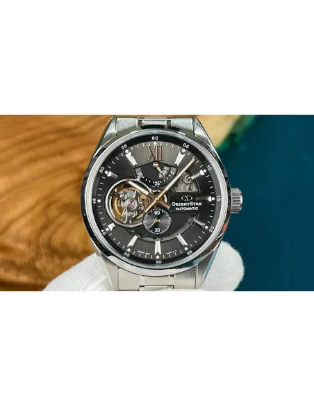 Reloj Automático Hombre Orient Star RE-AV0004N correa acero cristal zafiro