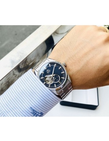 Reloj automático hombre Orient RN-AR0002L JDM Semi-Skeleton 40.8mm cristal de zafiro