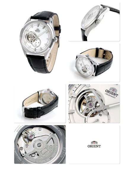 Reloj automático hombre Orient Contemporary RN-AR0003S JDM 40.8mm Semi-Skeleton cristal de zafiro 50m