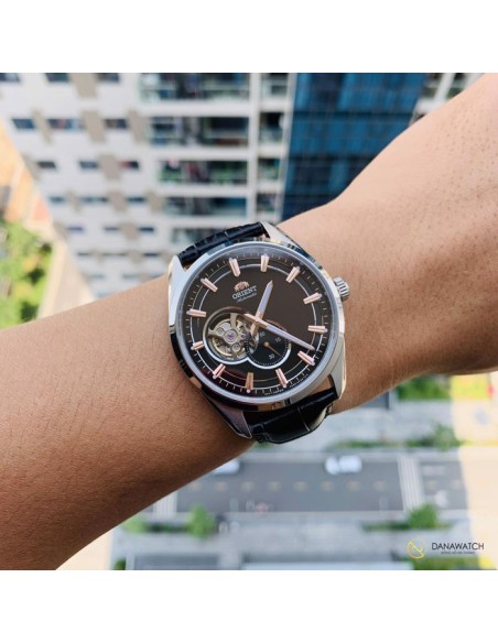 reloj automático hombre Orient Contemporary  RN-AR0004Y JDM Semi-skeleton 40.8MM cristal de zafiro