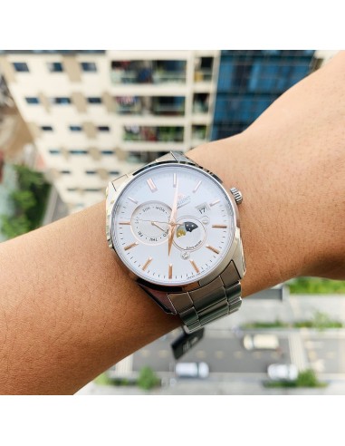 Reloj automático hombre Orient Contemporary RN-AK0301S JDM Sun & Moon 41.5mm cristal de zafiro