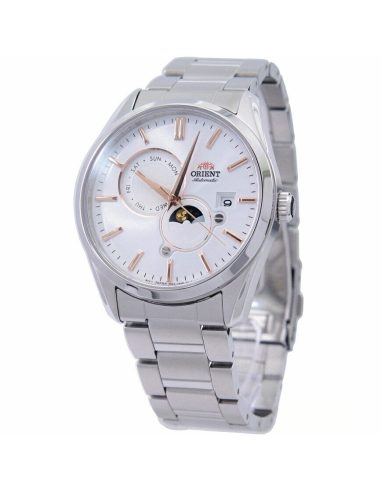 Reloj automático hombre Orient Contemporary RN-AK0301S JDM Sun & Moon 41.5mm cristal de zafiro